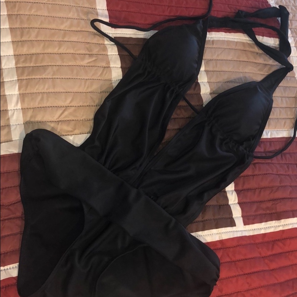 Hater Cut Out Plunge Neck Monokini